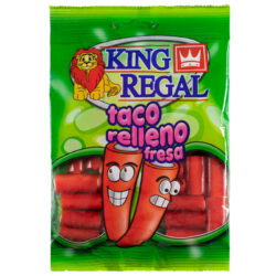 Taco Fresa Relleno Nata 100g.